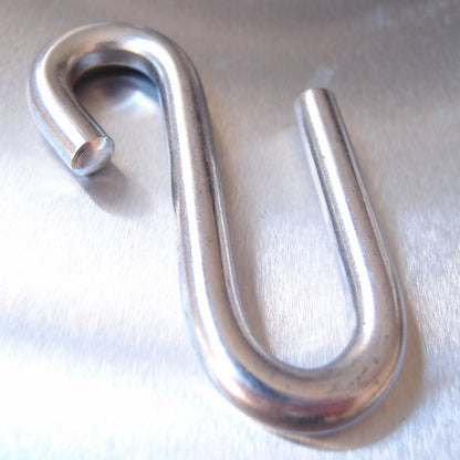 Stainless Steel Long Arm S Hooks - AISI 316