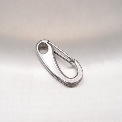 Stainless Steel Spring Snap Tack Hook - AISI 316