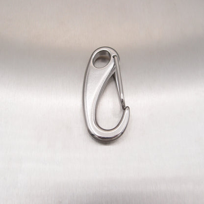 Stainless Steel Spring Snap Tack Hook - AISI 316