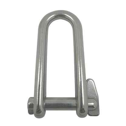 Stainless Steel Key Pin - Lock Pin Long Flat - Dee Shackles - AISI 316