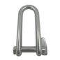 Stainless Steel Key Pin - Lock Pin Long Flat - Dee Shackles - AISI 316