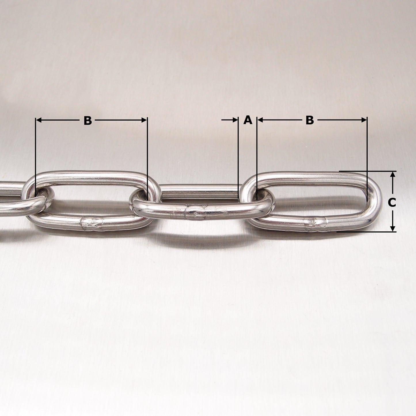 Stainless Steel Long Link Chain AISI 316