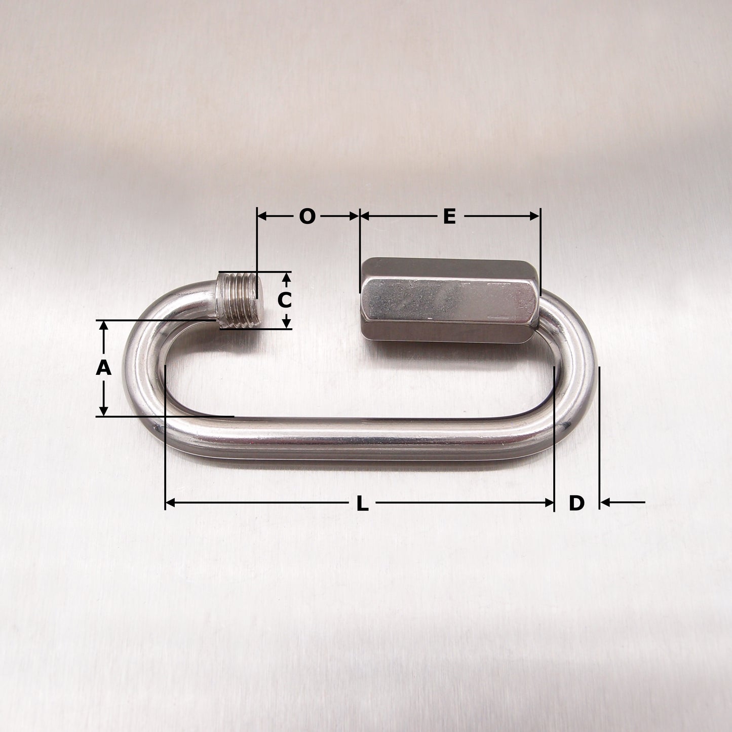 Stainless Steel Long Series Quick Links - AISI 316