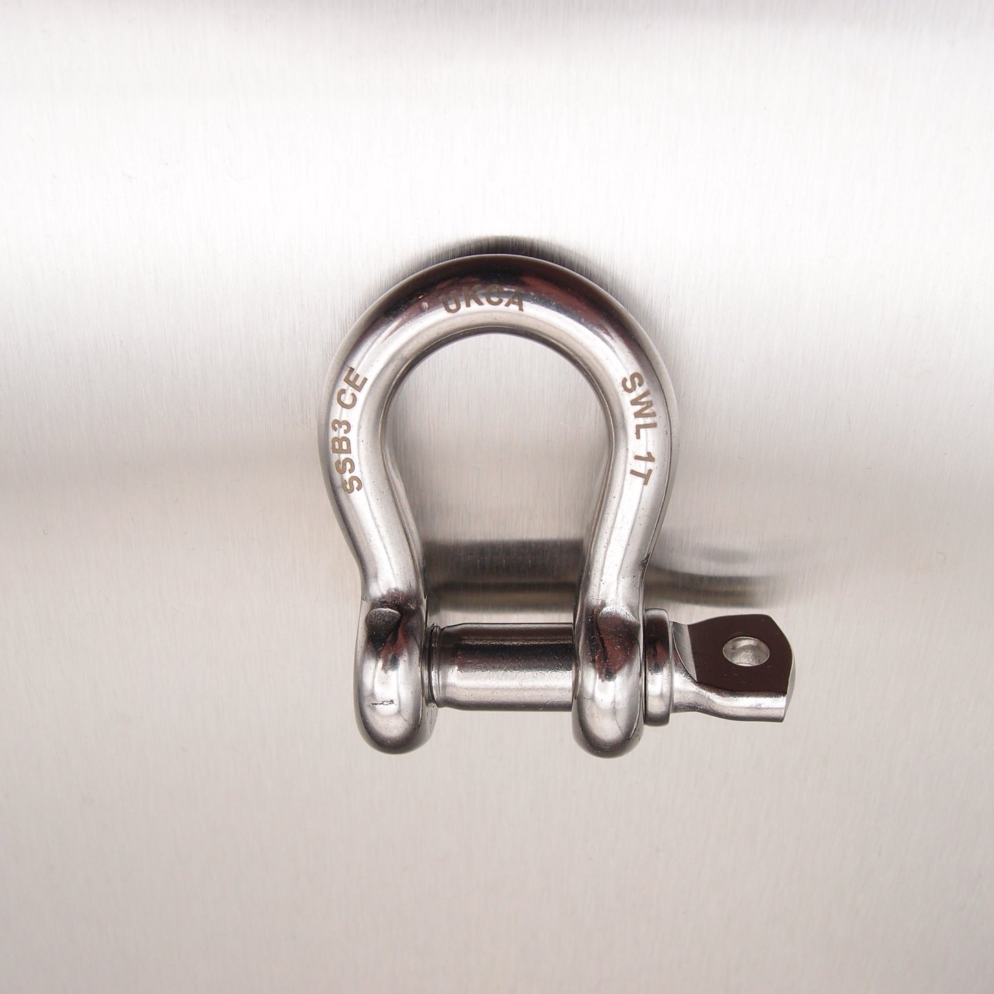 Stainless Steel Load Rated Bow Shackle with Screw Collar Pin - AISI 316