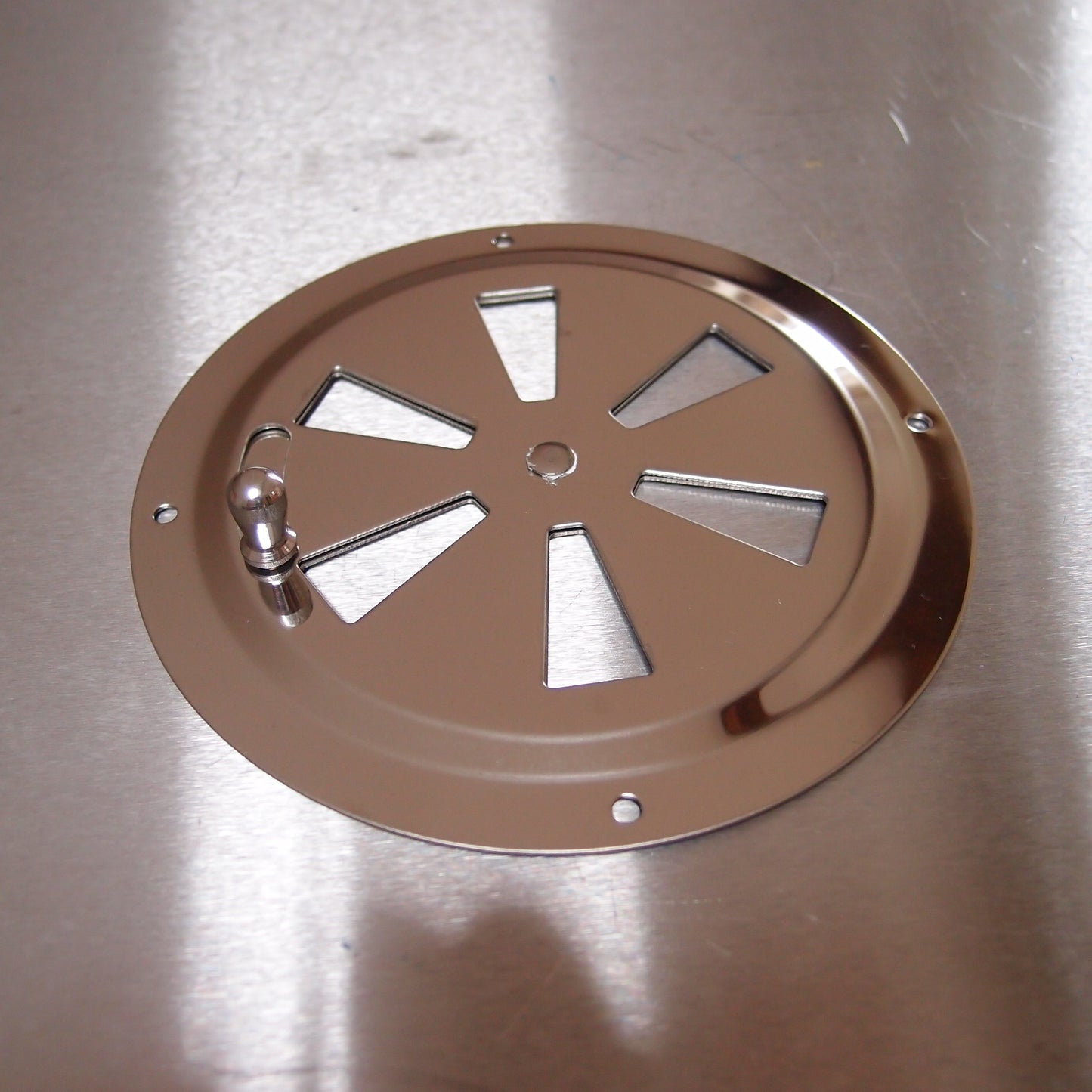 125mm Stainless Steel Lockable Round Vent AISI 304