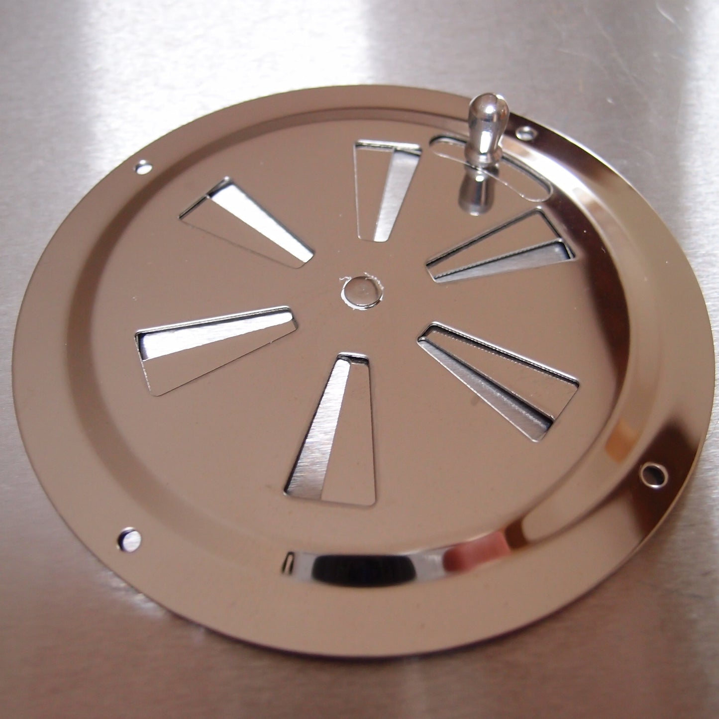 125mm Stainless Steel Lockable Round Vent AISI 304