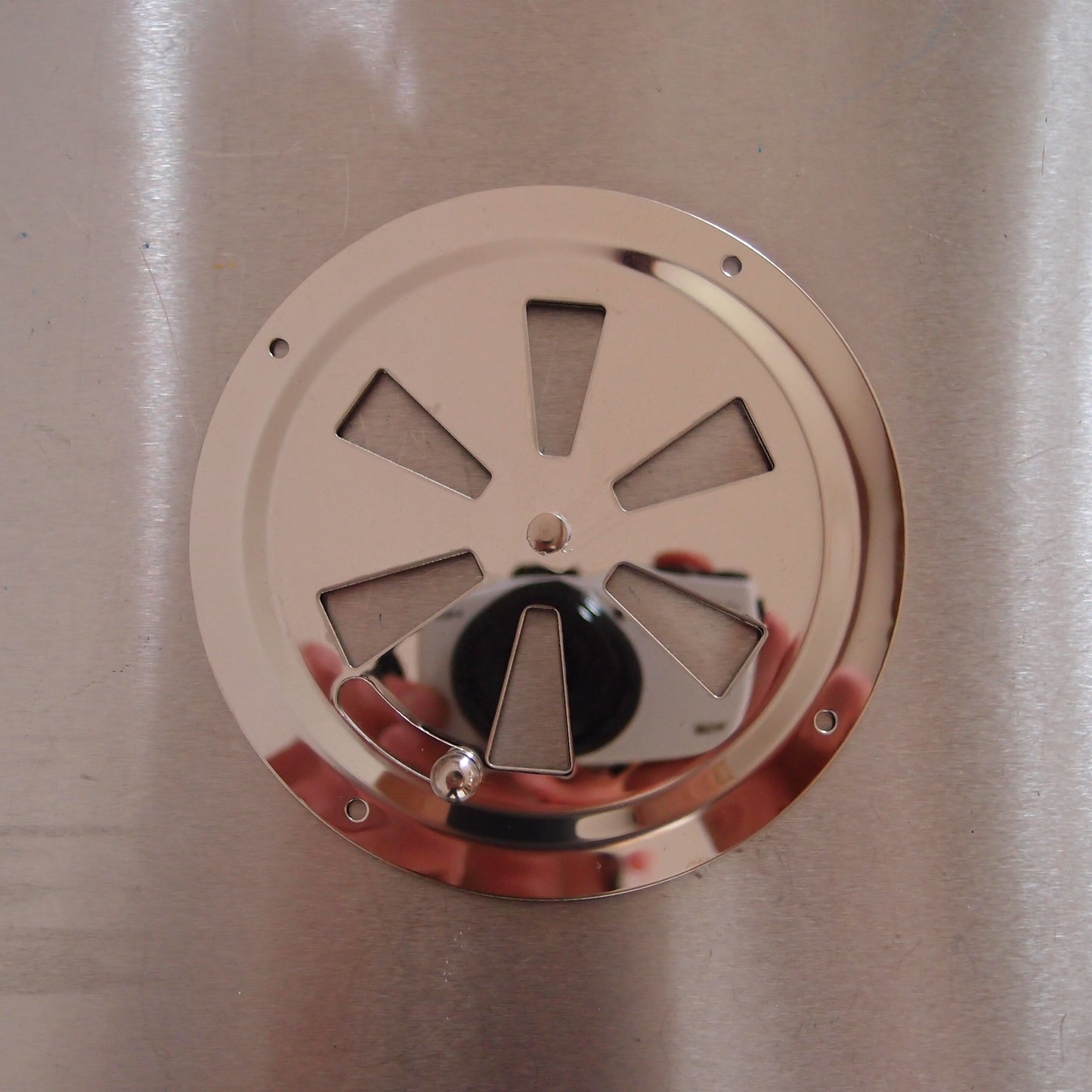 125mm Stainless Steel Lockable Round Vent AISI 304