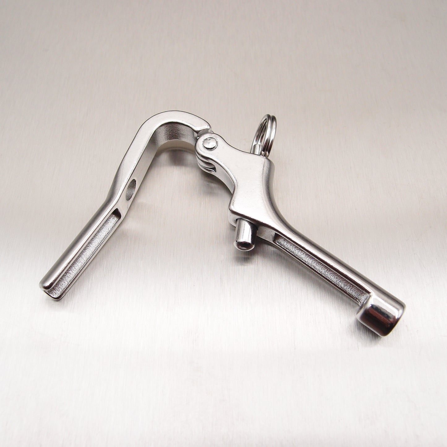 Stainless Steel Pelican Hook with Internal Thread - AISI 316