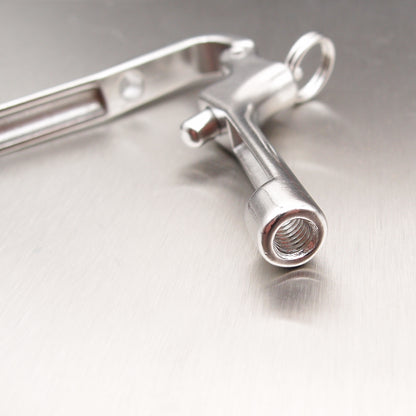 Stainless Steel Pelican Hook with Internal Thread - AISI 316