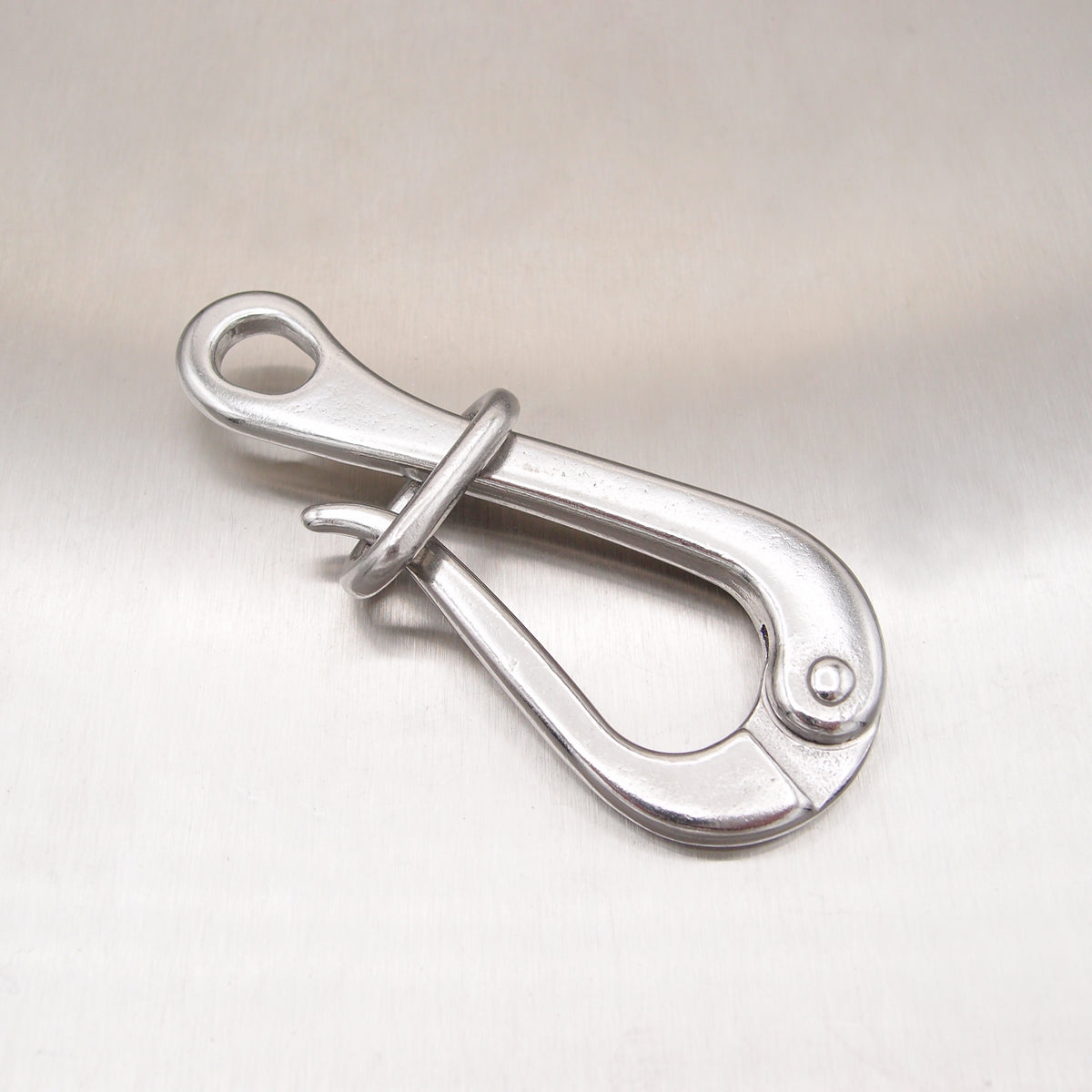 Stainless Steel Pelican Hook with Eye and Link - AISI 316
