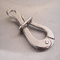 Stainless Steel Pelican Hook with Eye and Link - AISI 316
