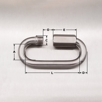 Stainless Steel Quick Links - AISI 316