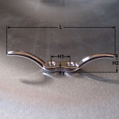 Stainless Steel Rope Cleats - AISI 316
