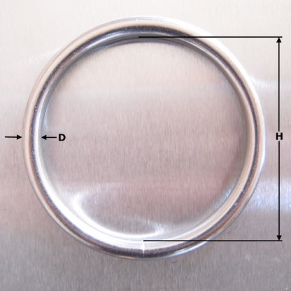 Stainless Steel Round Rings - AISI 316