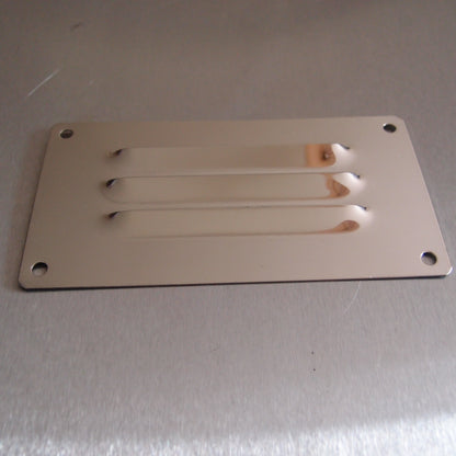 127mm x 66mm Stainless Steel Horizontal Vent SMALL AISI 304