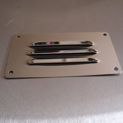 127mm x 66mm Stainless Steel Horizontal Vent SMALL AISI 304
