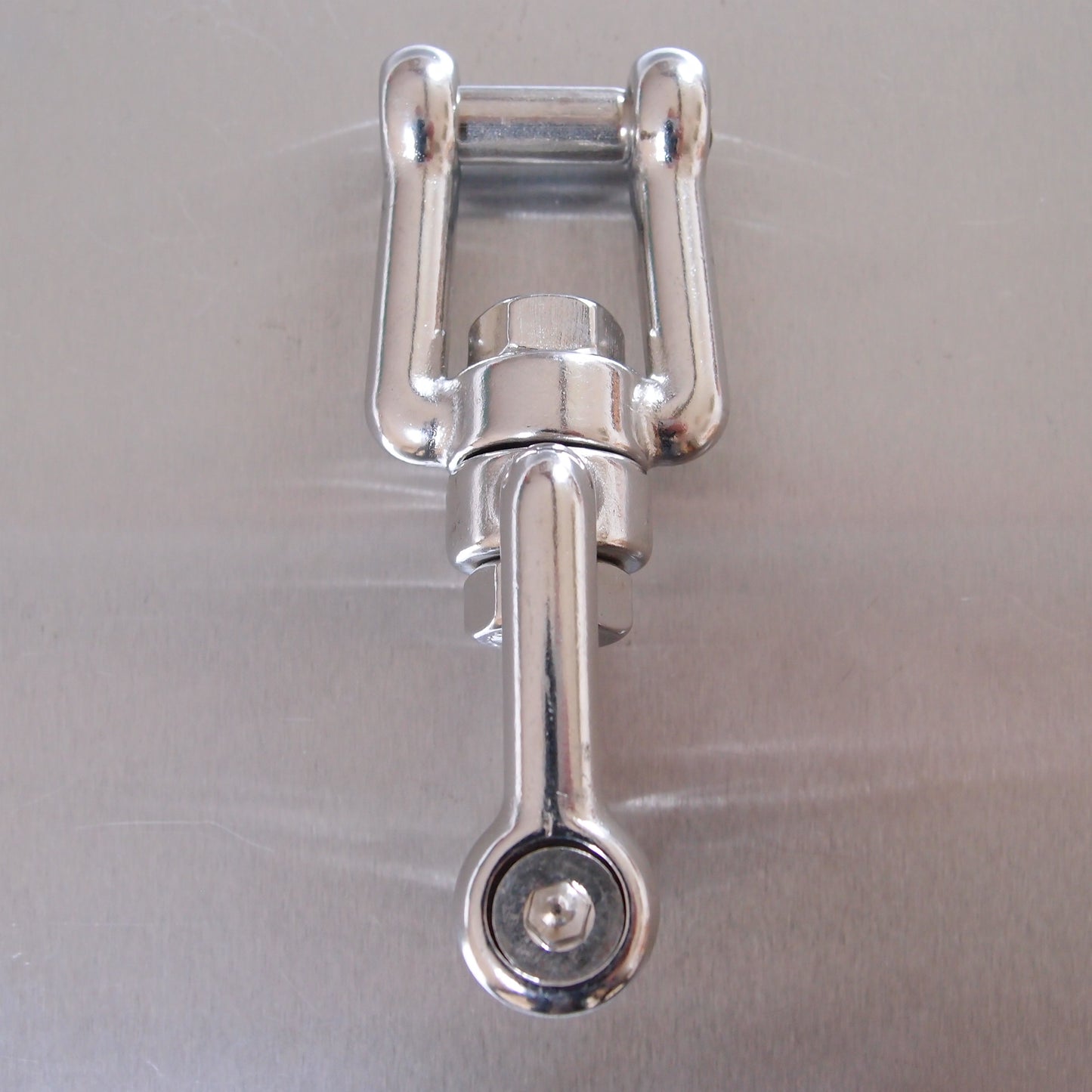 Stainless Steel Swivel Jaw & Jaw With Allen Key Flush Pin - AISI 316