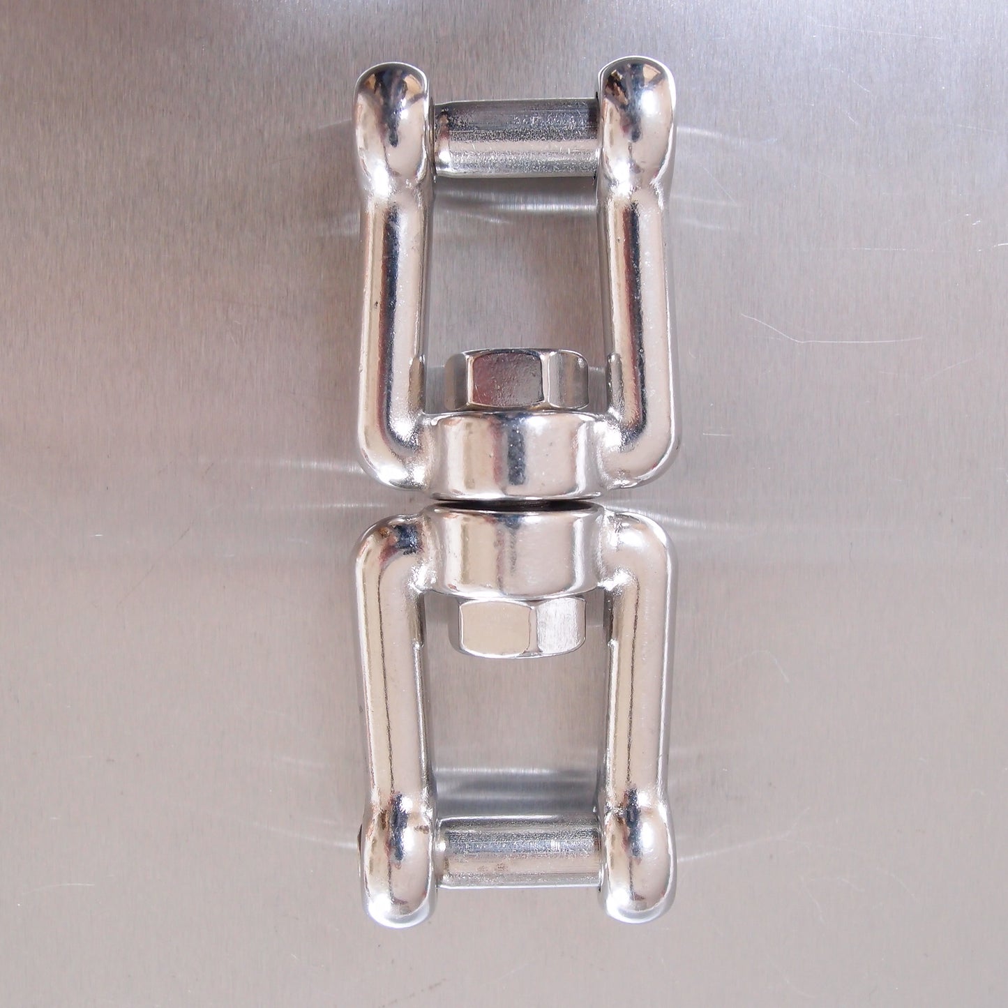 Stainless Steel Swivel Jaw & Jaw With Allen Key Flush Pin - AISI 316