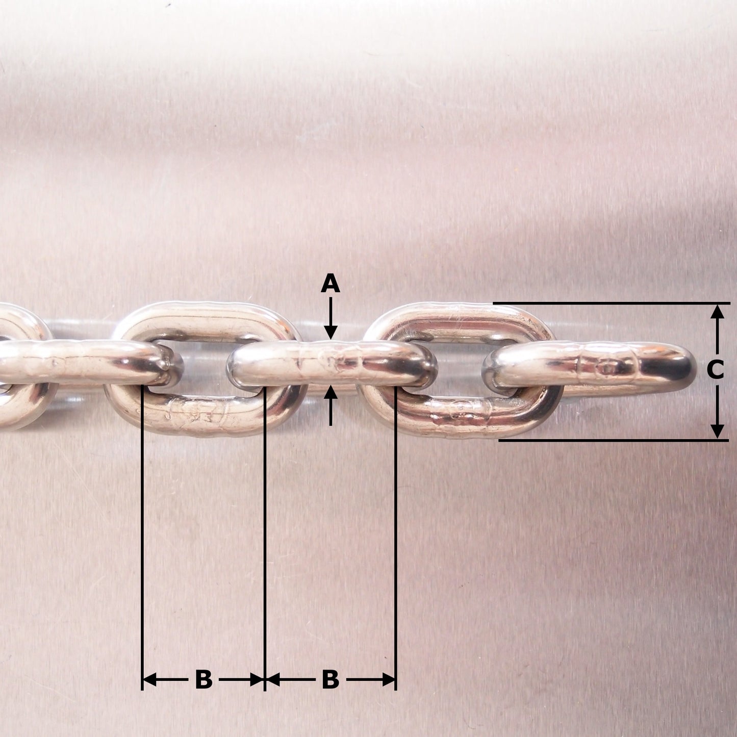 Stainless Steel Short Link Chain AISI 316