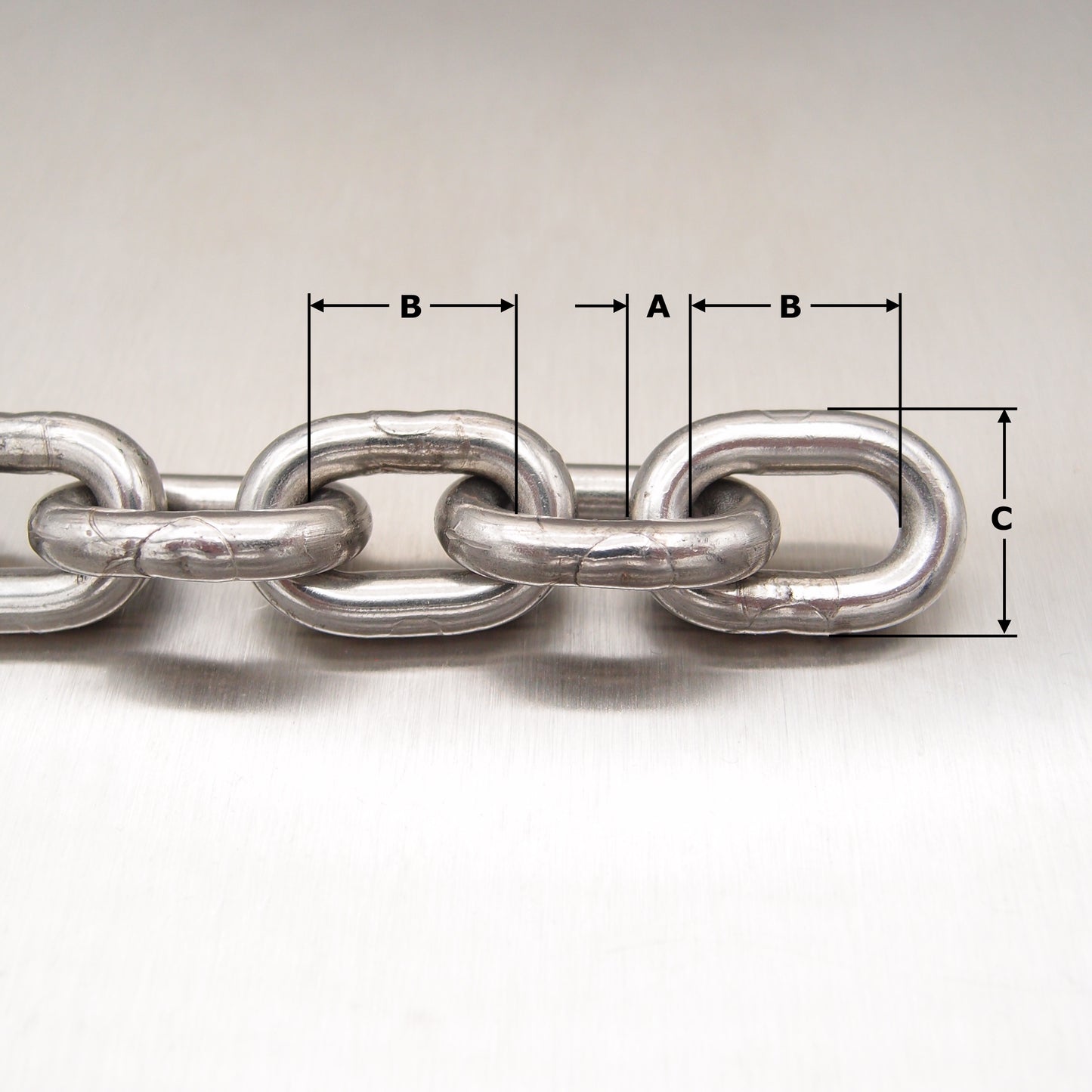 Stainless Steel Short Link Chain AISI 316