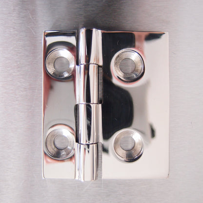 52mm x 61mm Stainless Steel Small Square Offset Hinges - 316 grade