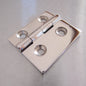52mm x 61mm Stainless Steel Small Square Offset Hinges - 316 grade