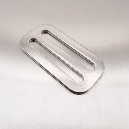 Stainless Steel Three Bar Slide for 25mm, 35mm or 50mm webbing - AISI 316