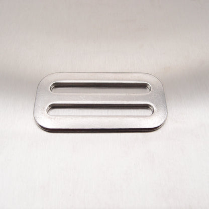 Stainless Steel Three Bar Slide for 25mm, 35mm or 50mm webbing - AISI 316