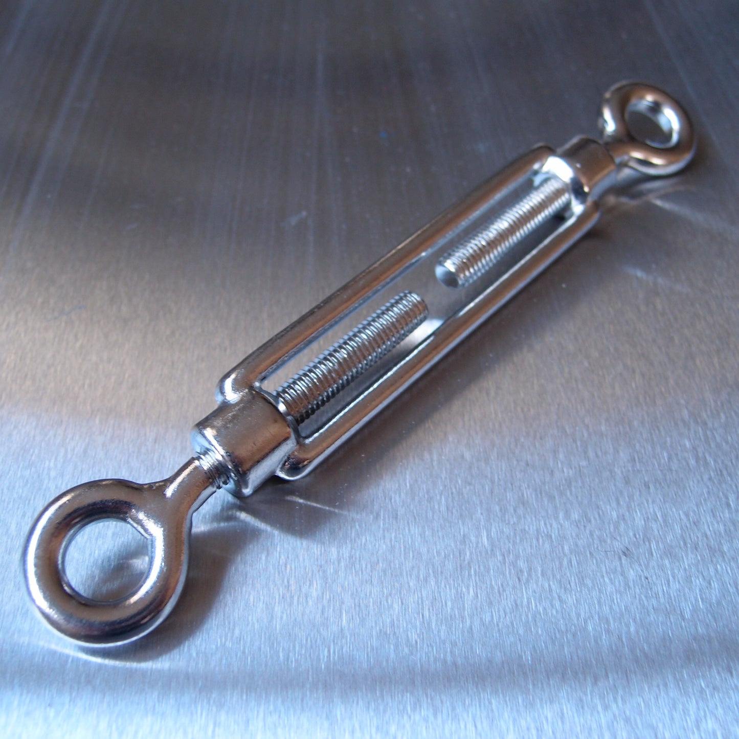Turnbuckle - Eye & Eye - Stainless Steel AISI 316 - Open Body Straining Screw
