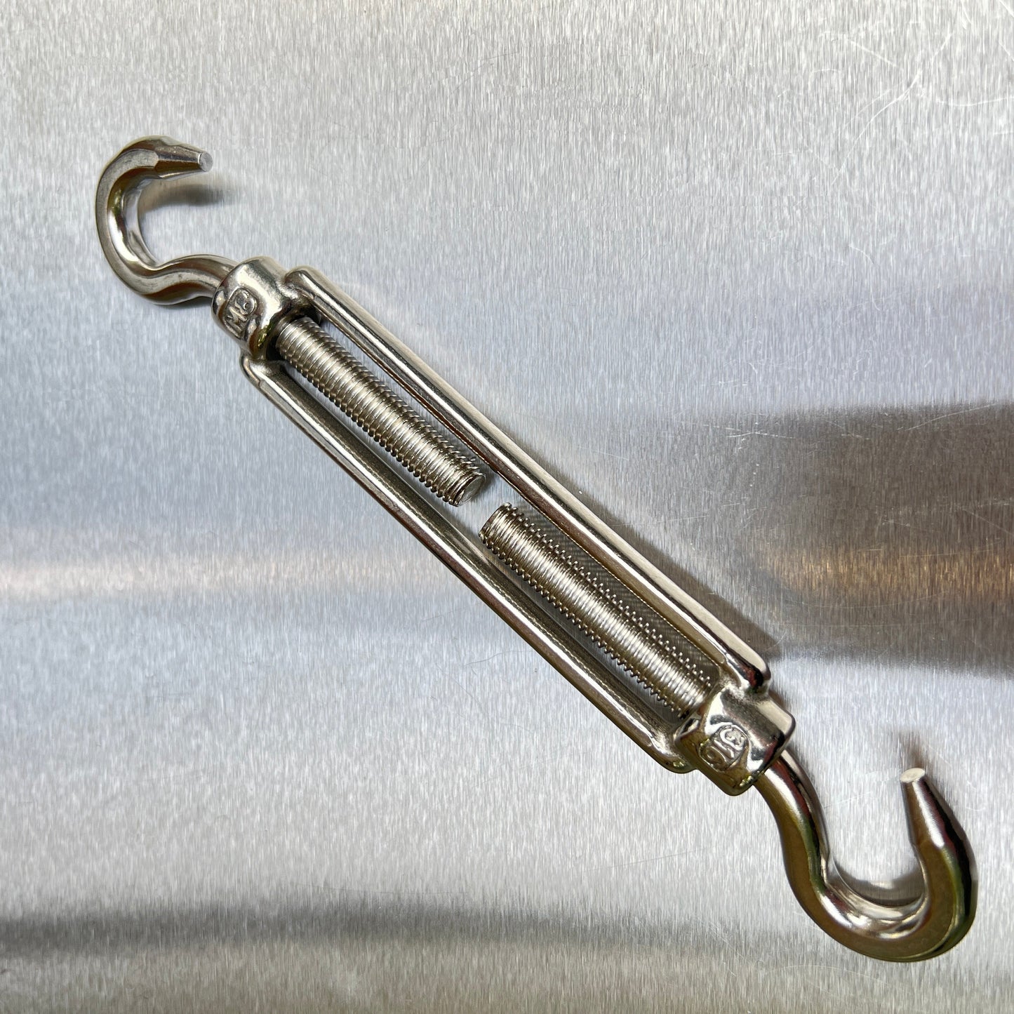 Turnbuckle - Hook & Hook - Stainless Steel AISI 316 - Open Body Straining Screw