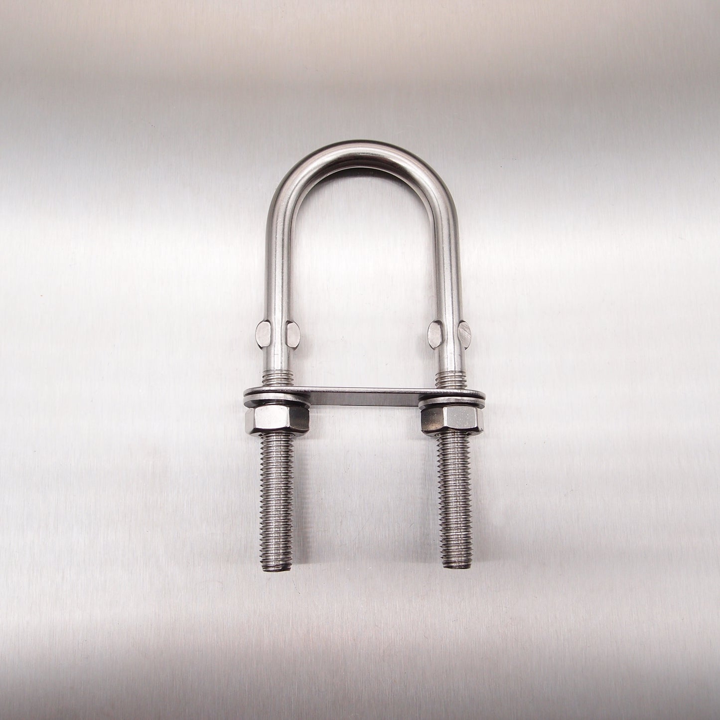 Stainless Steel U Bolt with Plate-Nuts and Washers - AISI 316