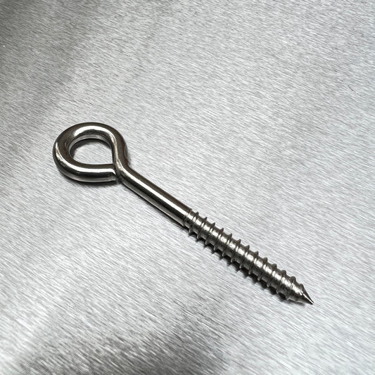 Stainless Steel Vine Eyes - Wood Screw Eye