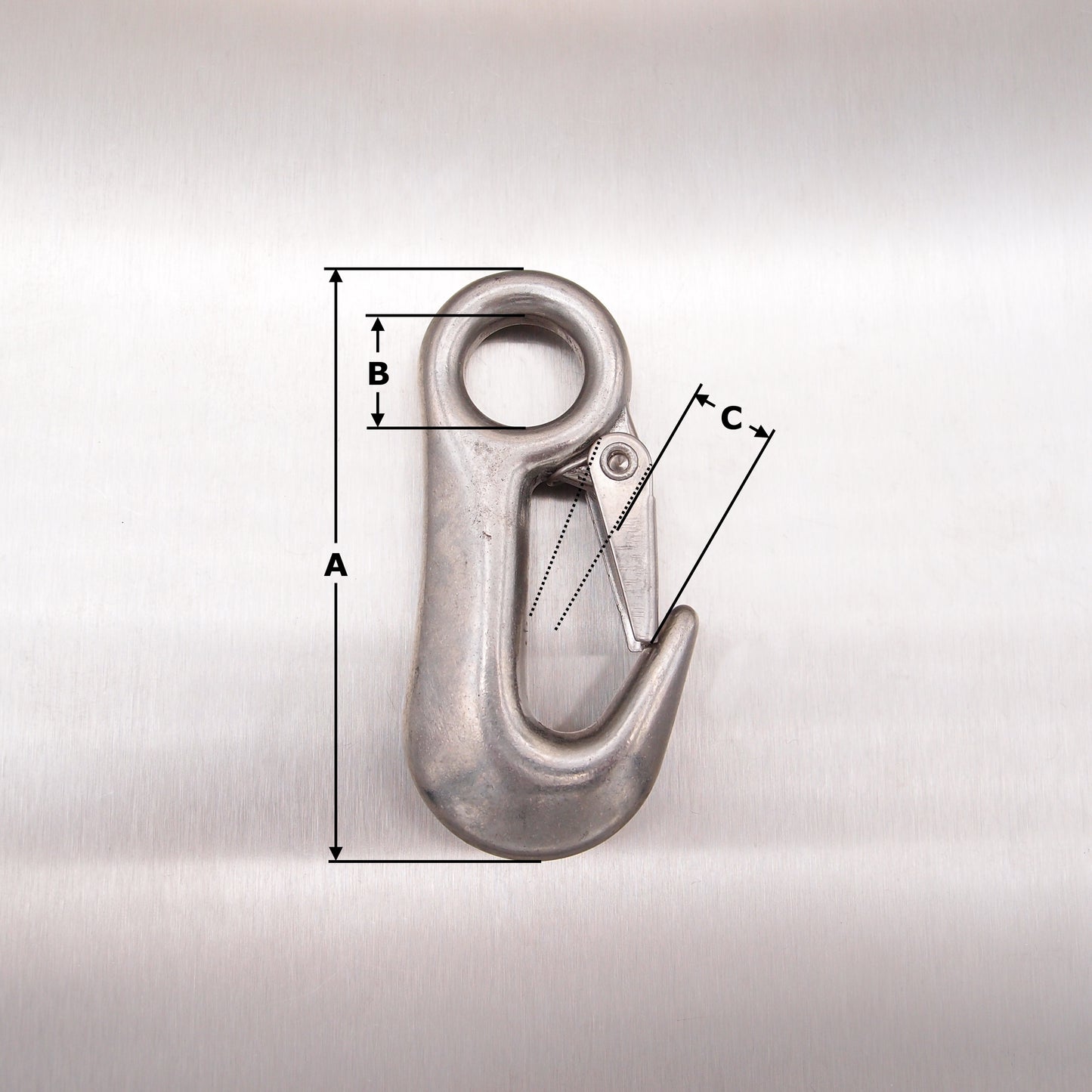 92mm Stainless Steel Winch Hooks - AISI 316