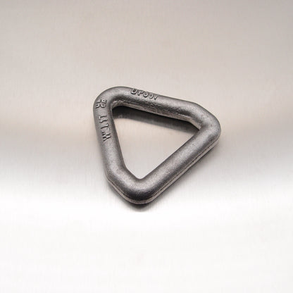 50mm 1 tonne Welded Drop Forged Triangular Lashing Links Only - Self Colour