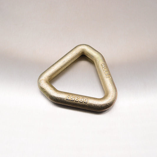 50mm 1 tonne Welded Drop Forged Triangular Lashing Links Only - Zinc Plated