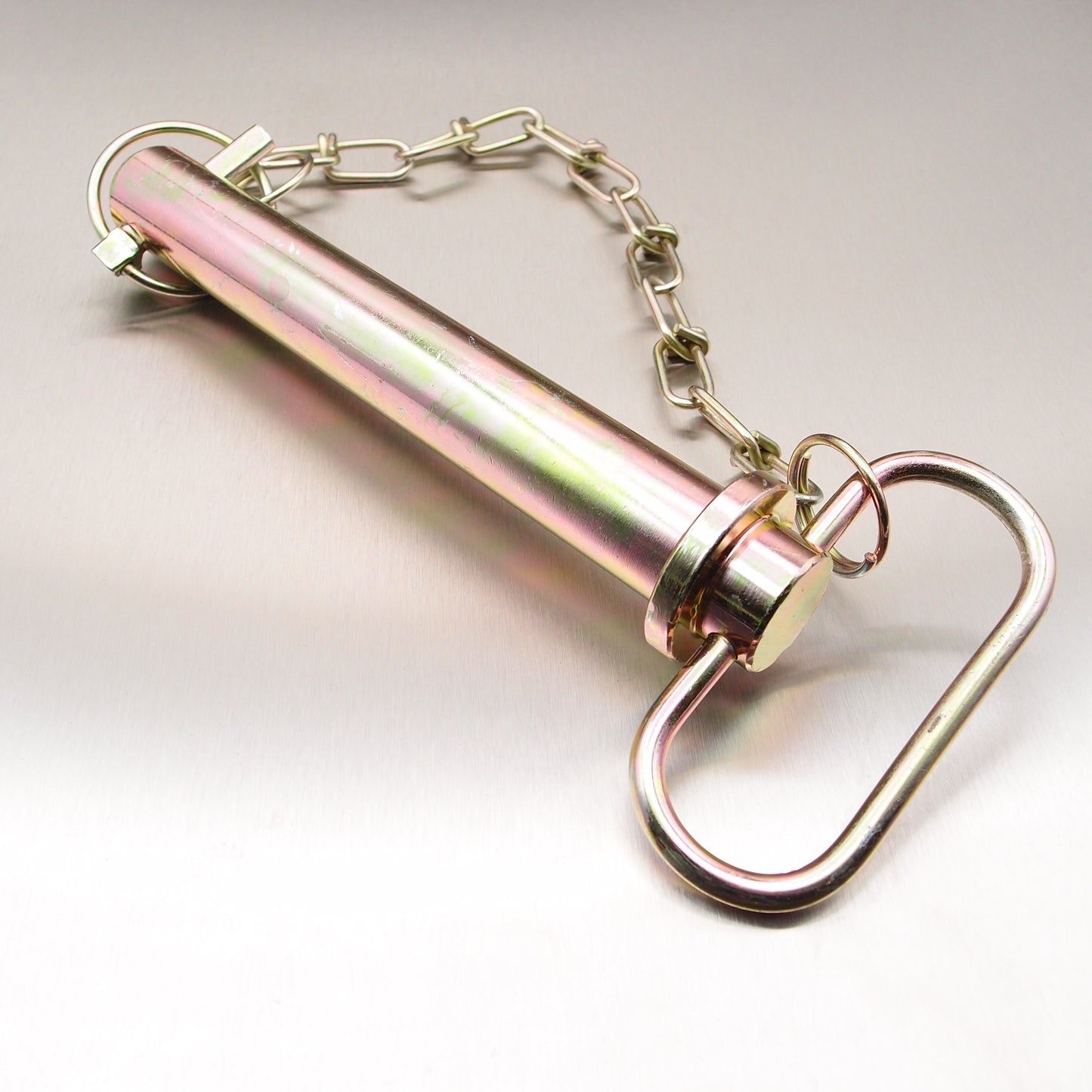 Tow Pins Drop Handle - Hitch Pins - Yellow Passivated