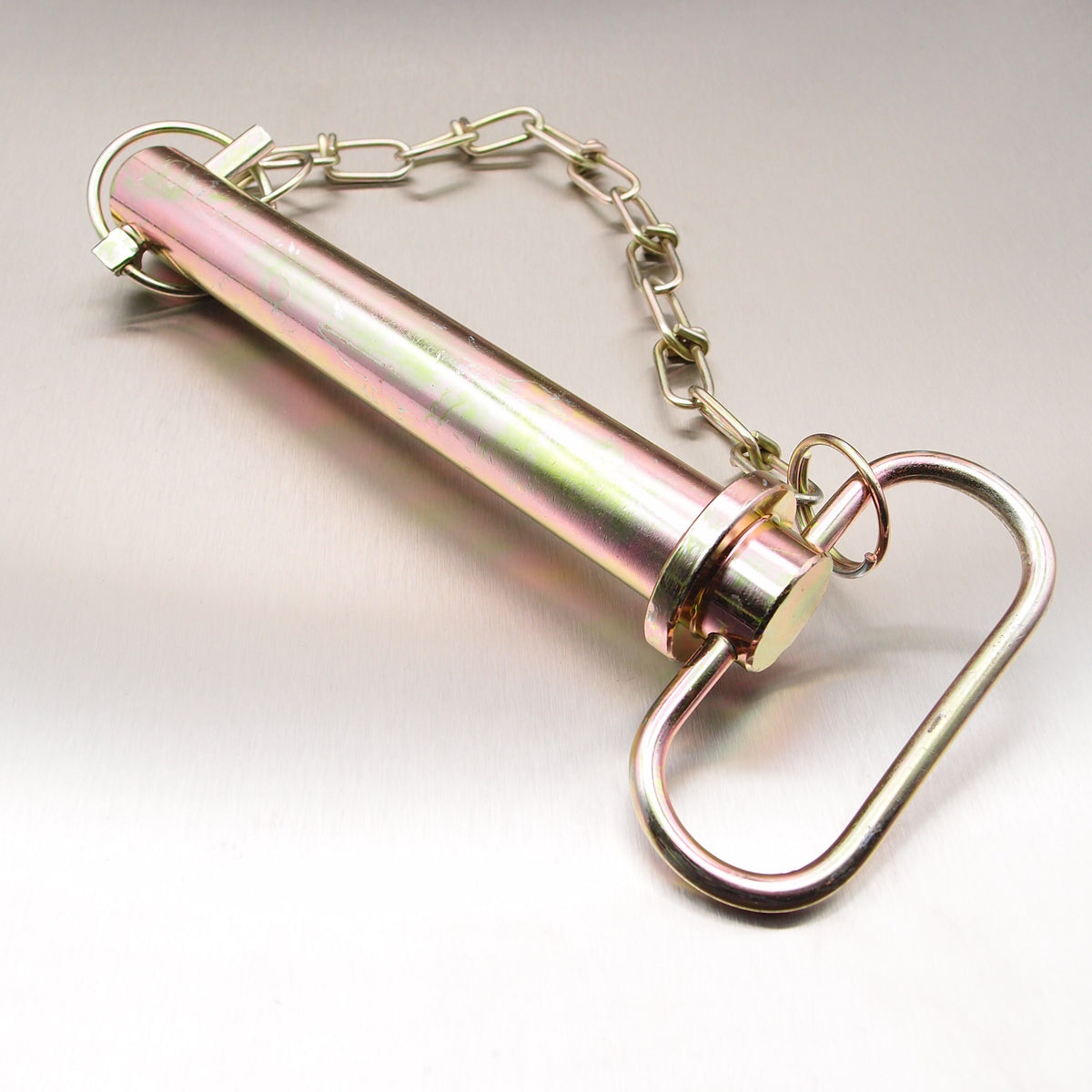 Tow Pins Drop Handle - Hitch Pins - Yellow Passivated – Absolute Industrial