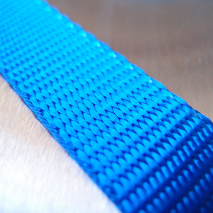 Polyester Lashing Webbing 25mm blue 2100kg offcuts
