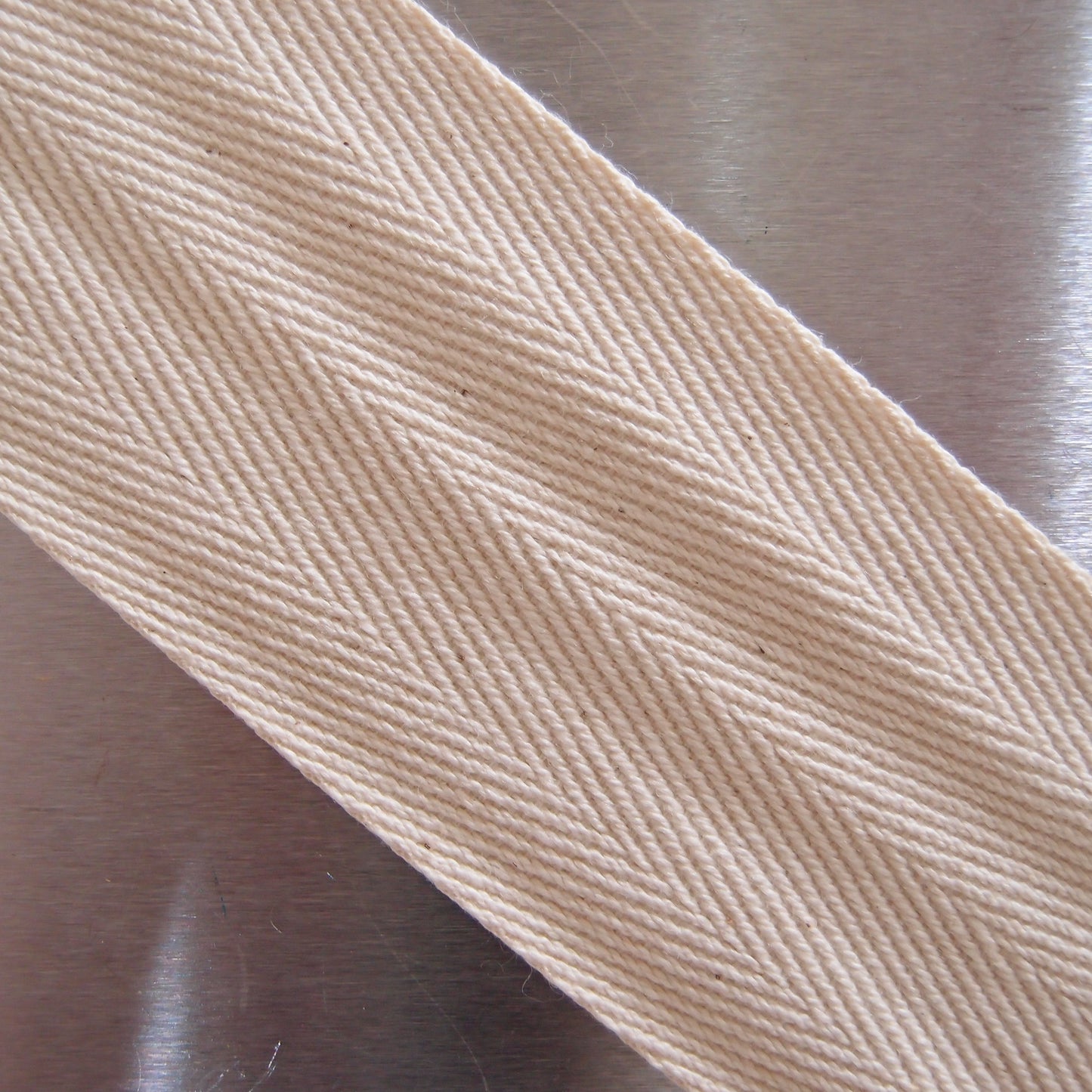 Cotton Herringbone Webbing Tape x 50m roll