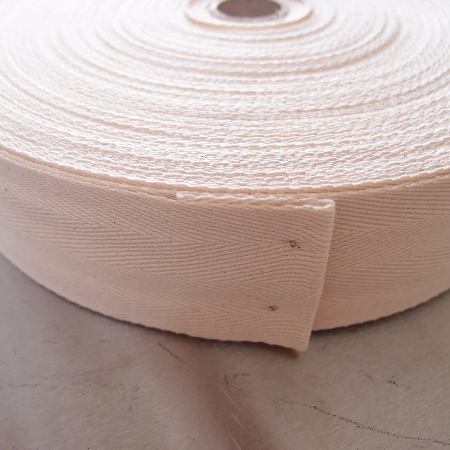 Cotton Herringbone Webbing Tape x 50m roll