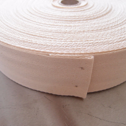 Cotton Herringbone Webbing Tape x 50m roll