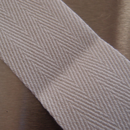 Cotton Herringbone Webbing Tape x 50m roll