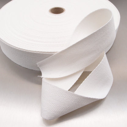 Cotton Herringbone Webbing Tape x 50m roll