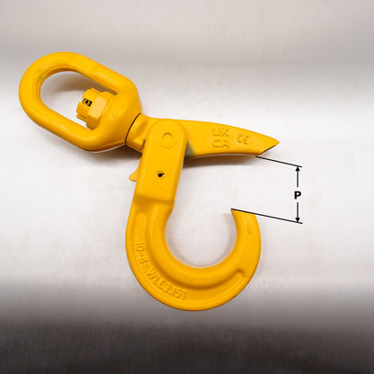 Grade 8 Swivel Self Locking Hook