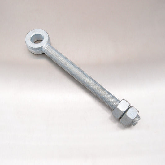 Mild Steel Swingbolts - Gate Eyebolt - With Nuts - Zinc Plated