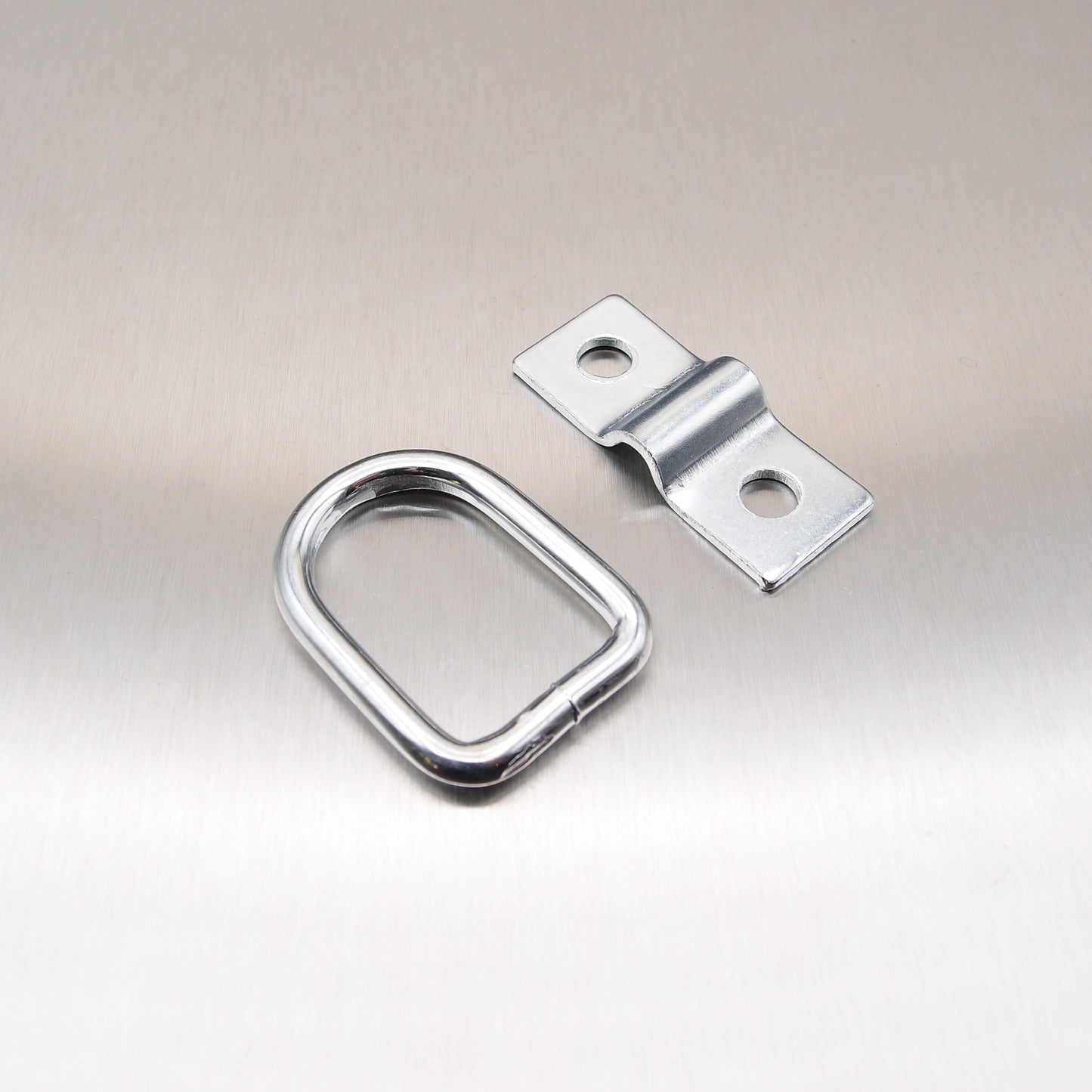 D-Ring with Mounting Bracket - Zinc Plated Steel